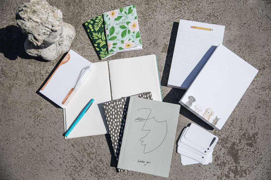 Note Cards + Notepads + Journals